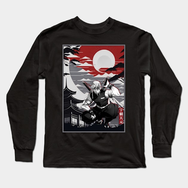 Hashira tengen slayer Long Sleeve T-Shirt by NekerArt